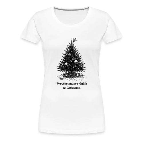 Procrastinator's Guide Christmas T-Shirt - Women's Premium T-Shirt