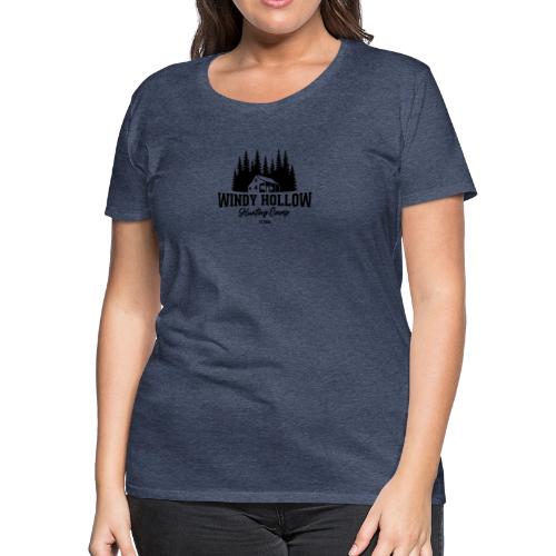 Windy Hollow Hunting Camp - LIGHT - Women's Premium T-Shirt