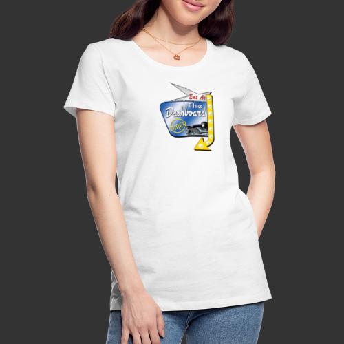 The Dashboard Diner Square Logo - Women's Premium T-Shirt
