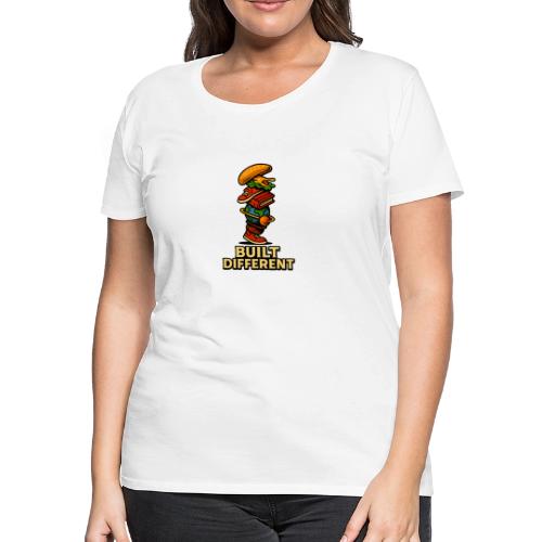 Built Different Creative Fun Graphic Design - Women's Premium T-Shirt