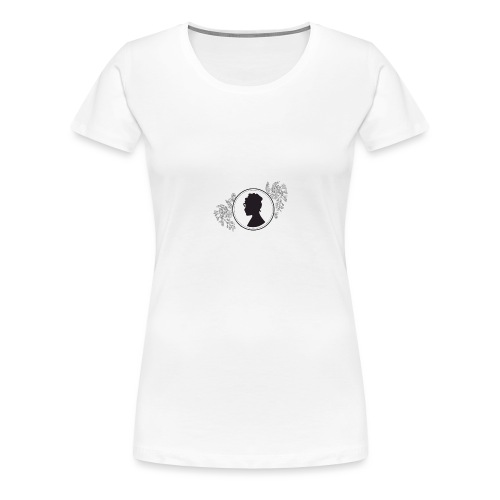Lady Whistledown Silhouette - Women's Premium T-Shirt