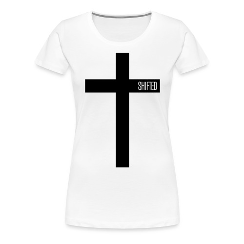 SHIFTED Cross - Black - Women's Premium T-Shirt