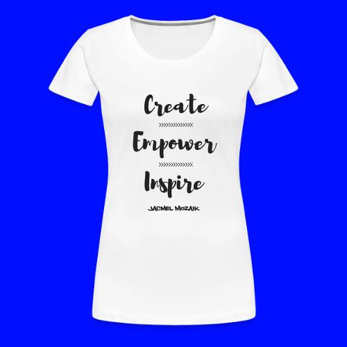 CEI Black Flourish Font - Women's Premium T-Shirt
