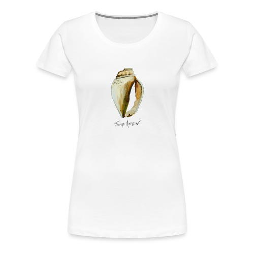 Shell 05 11 x 14 with signature for T shirt - Women's Premium T-Shirt
