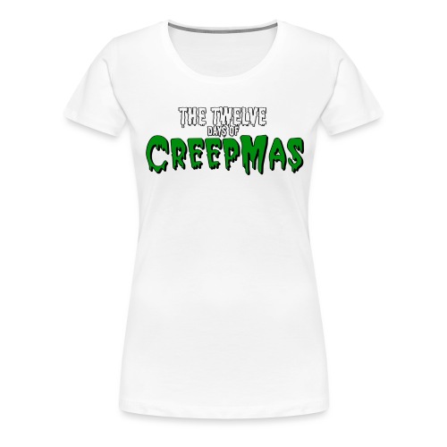 TwelveDaysOfCreepmas png - Women's Premium T-Shirt