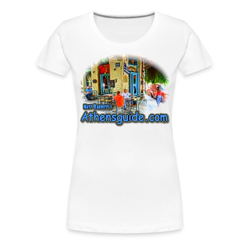 Athensguide Ouzeri jpg - Women's Premium T-Shirt
