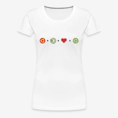 Ubuntu MATE Lurve - Women's Premium T-Shirt