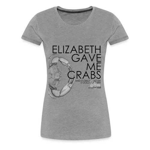 Crabs Black Text - Women's Premium T-Shirt
