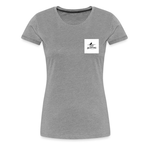 logo ecriture noir fonds blanc - Women's Premium T-Shirt