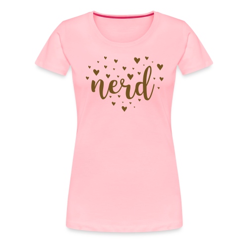 Inverted heart nerd - Women's Premium T-Shirt