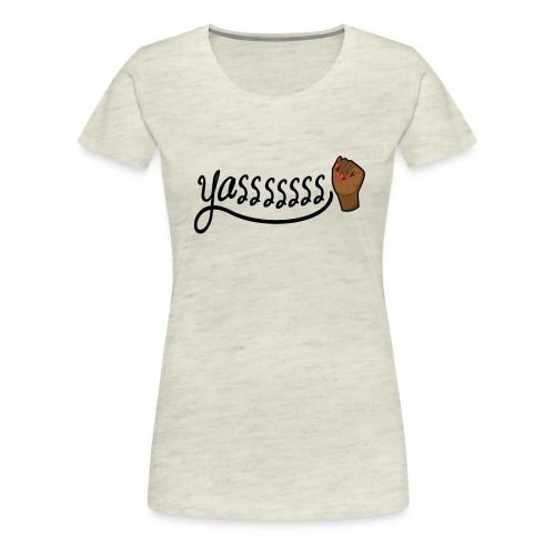 yass black - Women's Premium T-Shirt