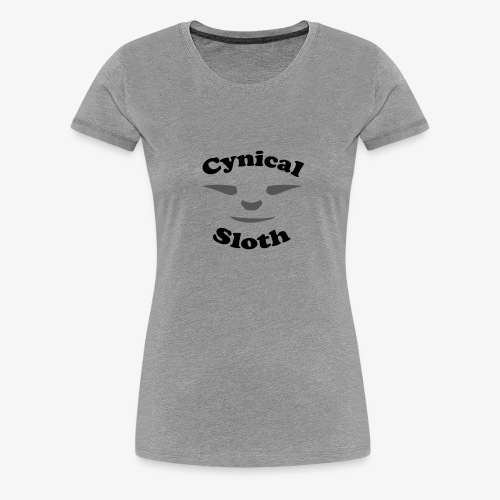 Cynical Sloth limited-edition company logo - Women's Premium T-Shirt