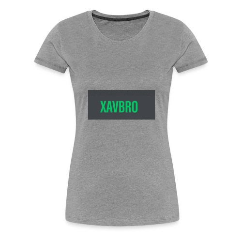 xavbro green logo - Women's Premium T-Shirt