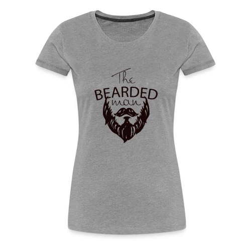 The bearded man - Women's Premium T-Shirt