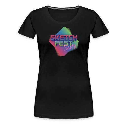 SketchFest2016 Tshirt 2500x2500 png - Women's Premium T-Shirt