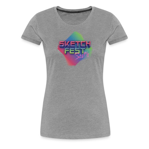 SketchFest2016 Tshirt 2500x2500 png - Women's Premium T-Shirt