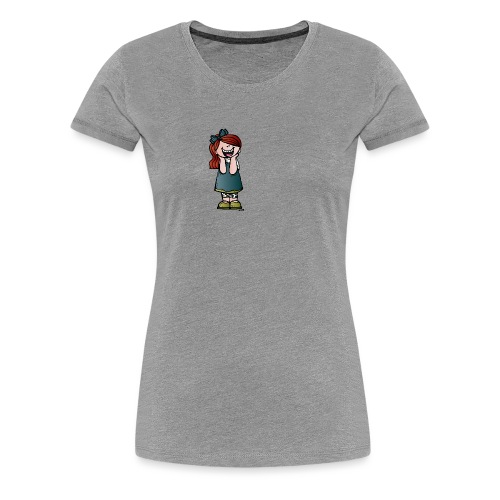 giggle girl 1 c melonheadz 13 colored png - Women's Premium T-Shirt
