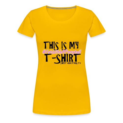 CandyT2text png - Women's Premium T-Shirt