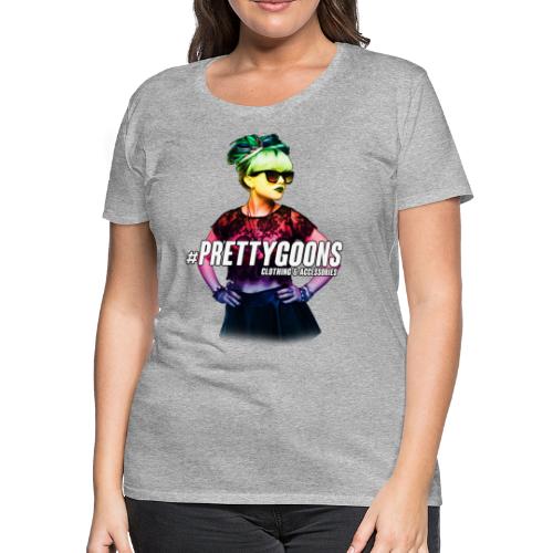 Girl with sunglasses RAINBOW - Pretty Goons - Women's Premium T-Shirt