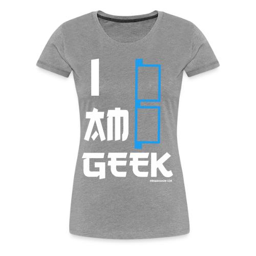 iamGEEK Retro Future - Women's Premium T-Shirt
