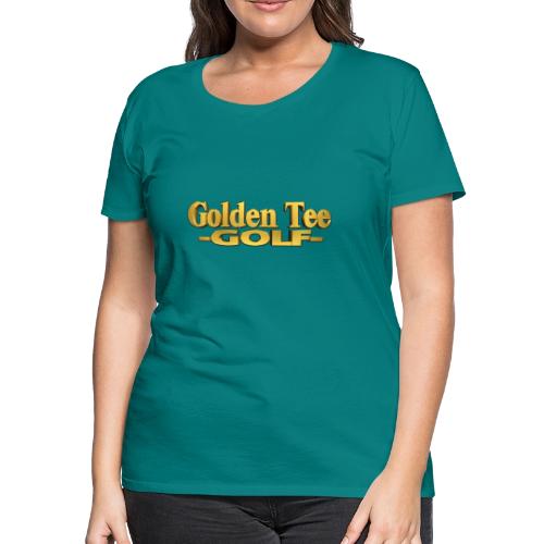 Golden Tee Golf - vintage logo - Women's Premium T-Shirt