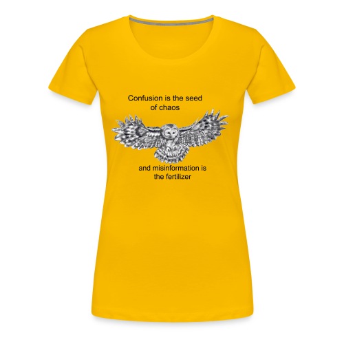 Chaos owl - Women's Premium T-Shirt