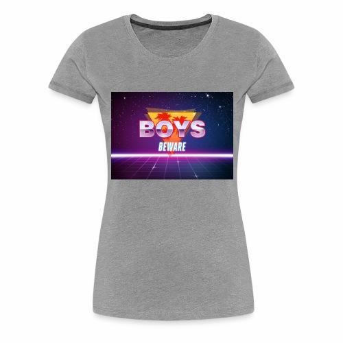 Boys Beware - RETRO - Women's Premium T-Shirt