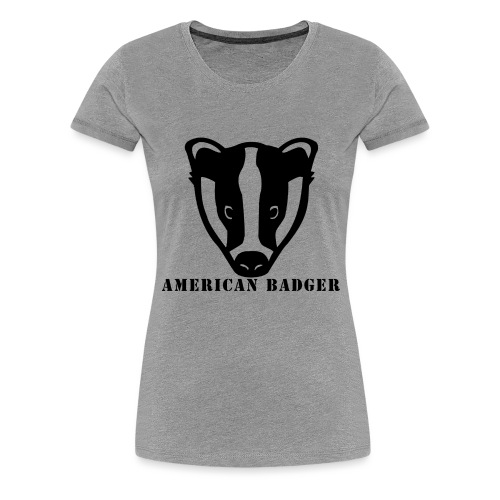 American Badger - Women's Premium T-Shirt