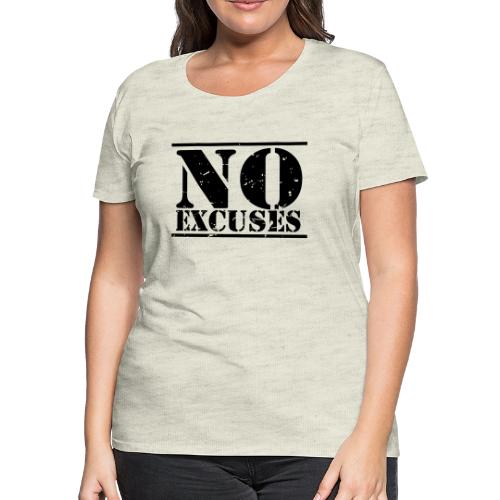 No Excuses training - Women's Premium T-Shirt