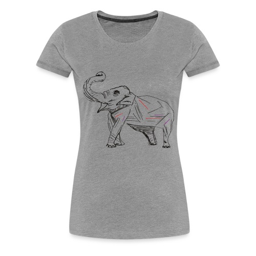 Jazzy elephant - Women's Premium T-Shirt