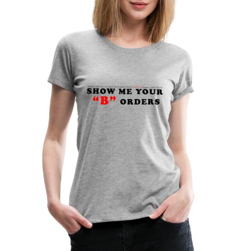 bORDER - Women's Premium T-Shirt