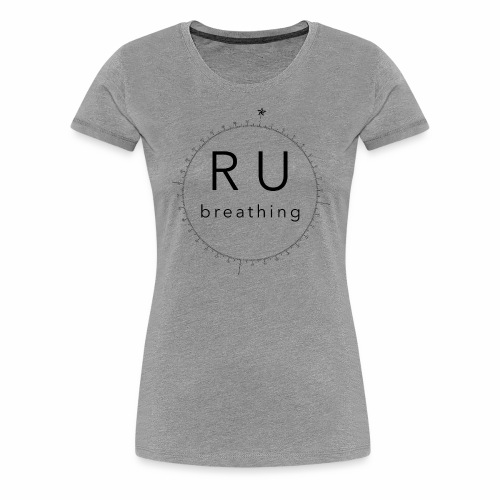 ru-breathing compass rose black - Women's Premium T-Shirt