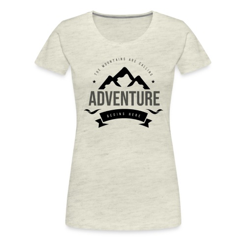 The mountains are calling T-shirt - Women's Premium T-Shirt