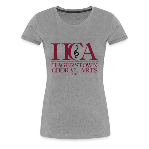 Hagerstown Choral Arts Logo - Women's Premium T-Shirt