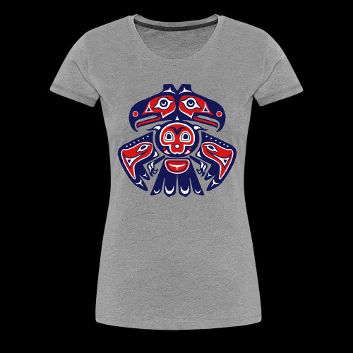 Native American Bird Totem (Women's) - Women's Premium T-Shirt