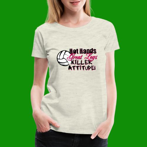 Hot Hands Volleyball - Women's Premium T-Shirt