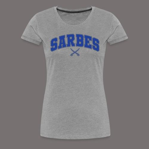 Sarbes - Blue & Gold - Women's Premium T-Shirt