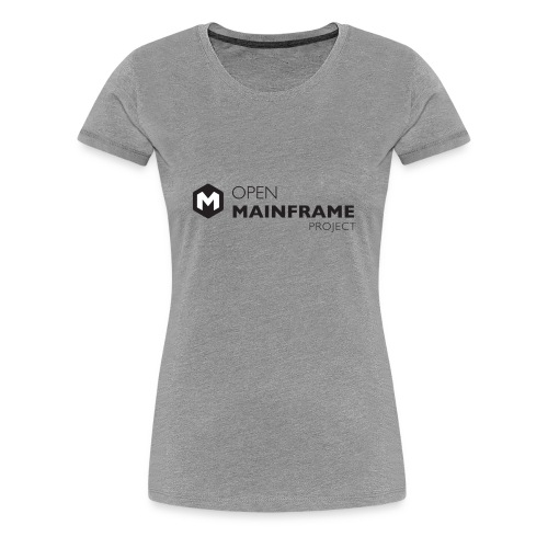 Open Mainframe Project - Black Logo - Women's Premium T-Shirt