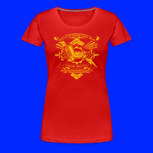 Vintage Leet Sauce Studios Crest Gold - Women's Premium T-Shirt