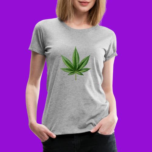 Cannabis Leaf - Women's Premium T-Shirt