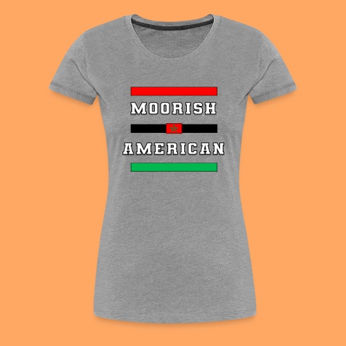 Moorish American Bars - Women's Premium T-Shirt
