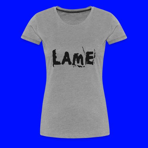 Men's Lame Baseball Shirt - Women's Premium T-Shirt