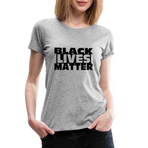 Black Lives Matter Cap Vector - Women's Premium T-Shirt