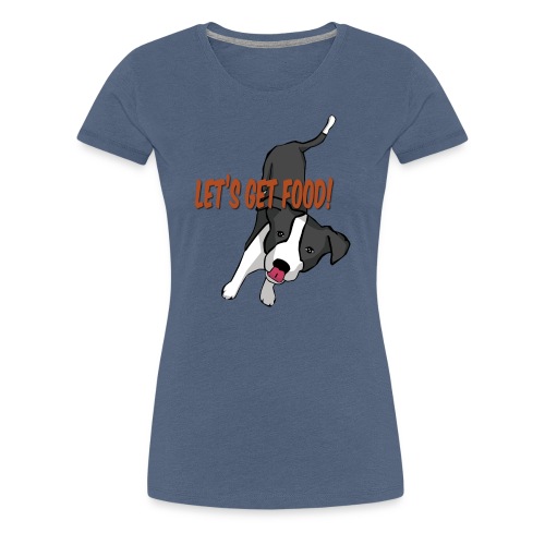 Foodie Dog Border Collie - Women's Premium T-Shirt