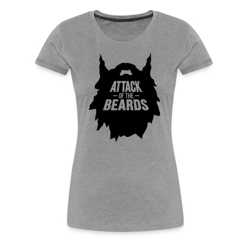 Attack of the Beards Logo - Women's Premium T-Shirt