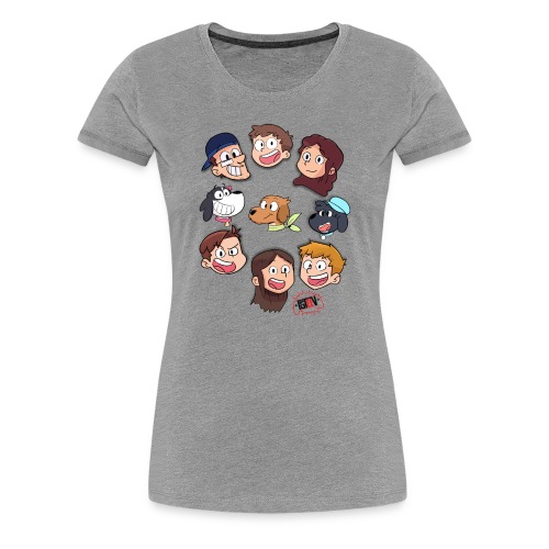 FGTEEV FAM FACES! - Women's Premium T-Shirt