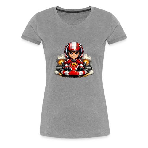 Carcadelogoracerfront - Women's Premium T-Shirt