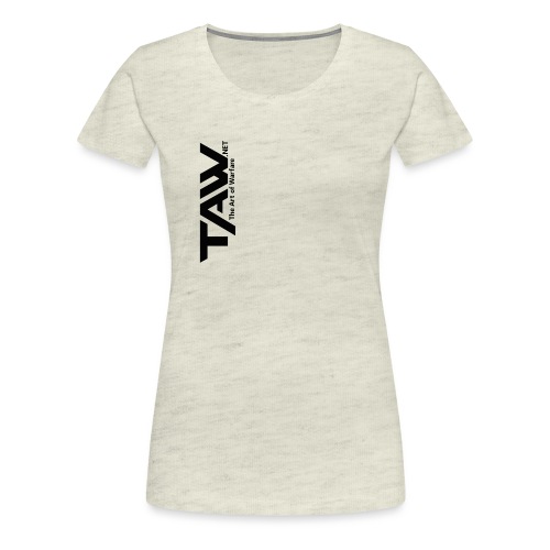 TAW Side Logo Black - Women's Premium T-Shirt