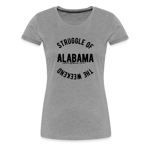 Stend City Series - Alabama #Black - Women's Premium T-Shirt