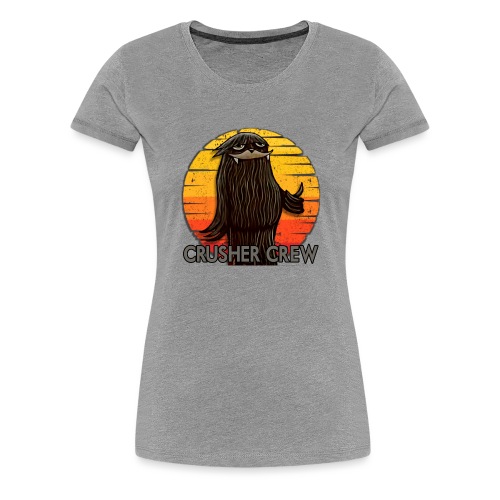 Crusher Crew Cryptid Sunset - Women's Premium T-Shirt